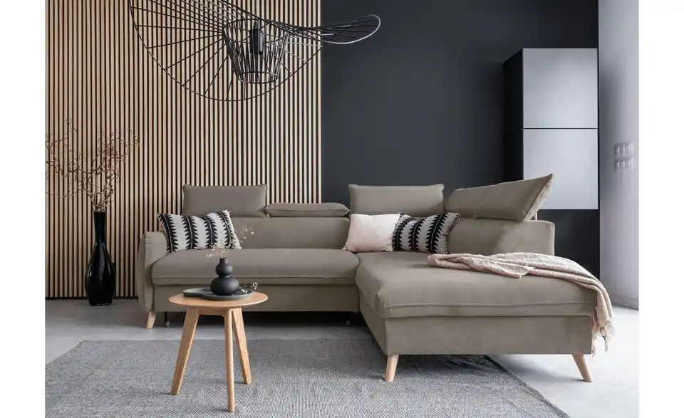 Miuform Ecksofa Sweet Harmony mit Schlaffunktion, in Wohnsituation