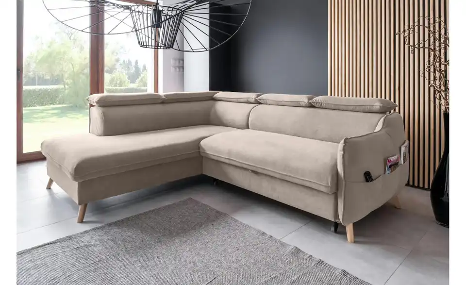 Miuform Ecksofa Sweet Harmony mit Schlaffunktion, in Wohnsituation