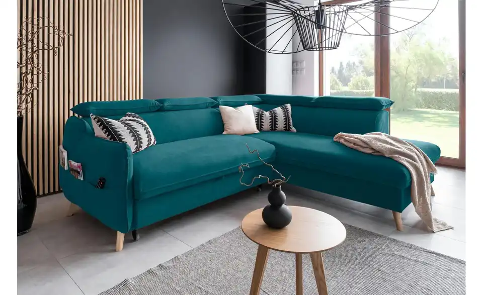 Miuform Ecksofa Sweet Harmony mit Schlaffunktion, in Wohnsituation