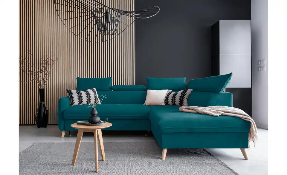 Miuform Ecksofa Sweet Harmony mit Schlaffunktion, in Wohnsituation