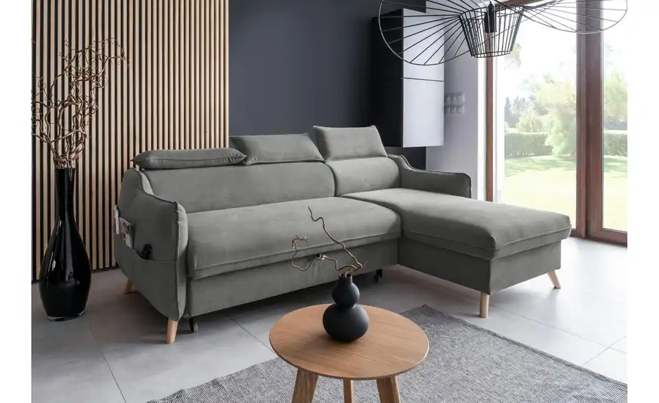 Miuform Ecksofa Sweet Harmony mit Schlaffunktion, in Wohnsituation
