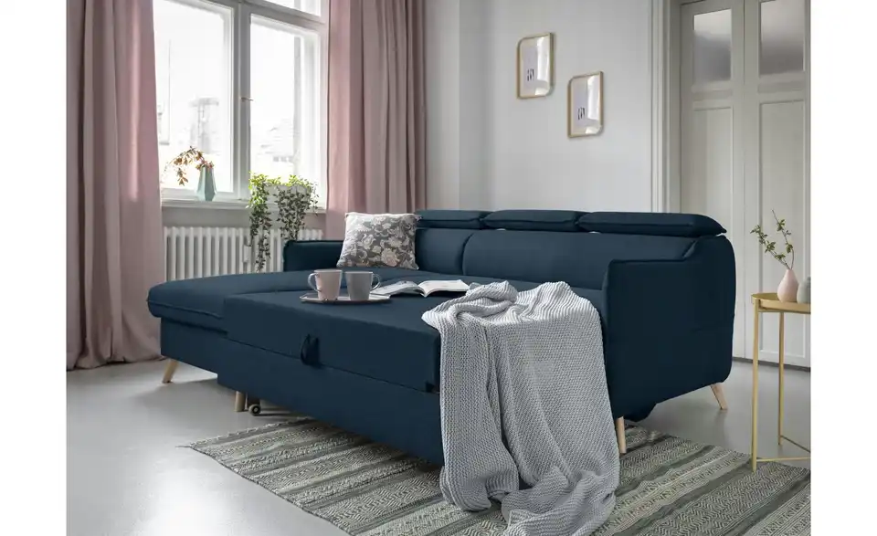 Miuform Ecksofa Sweet Harmony mit Schlaffunktion, in Wohnsituation