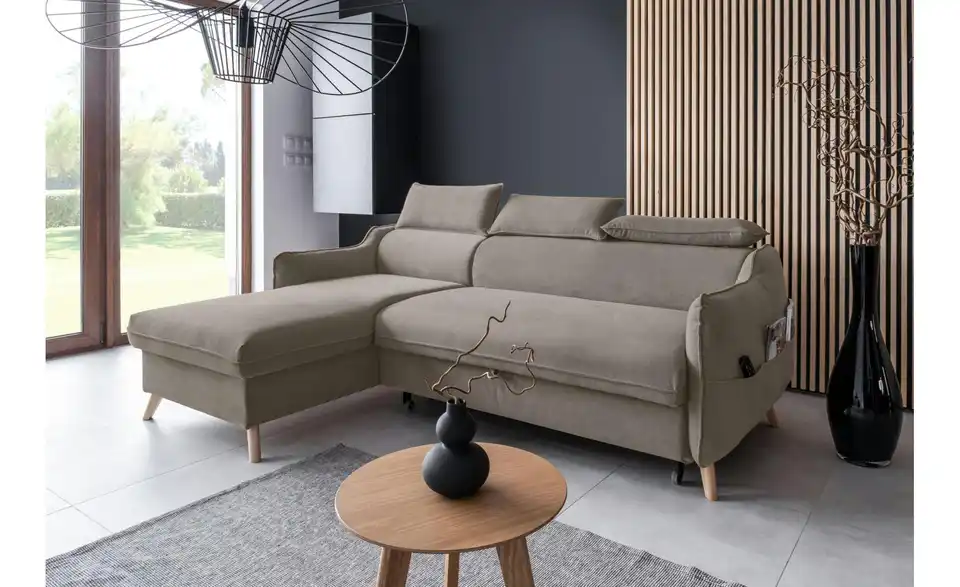 Miuform Ecksofa Sweet Harmony mit Schlaffunktion, in Wohnsituation