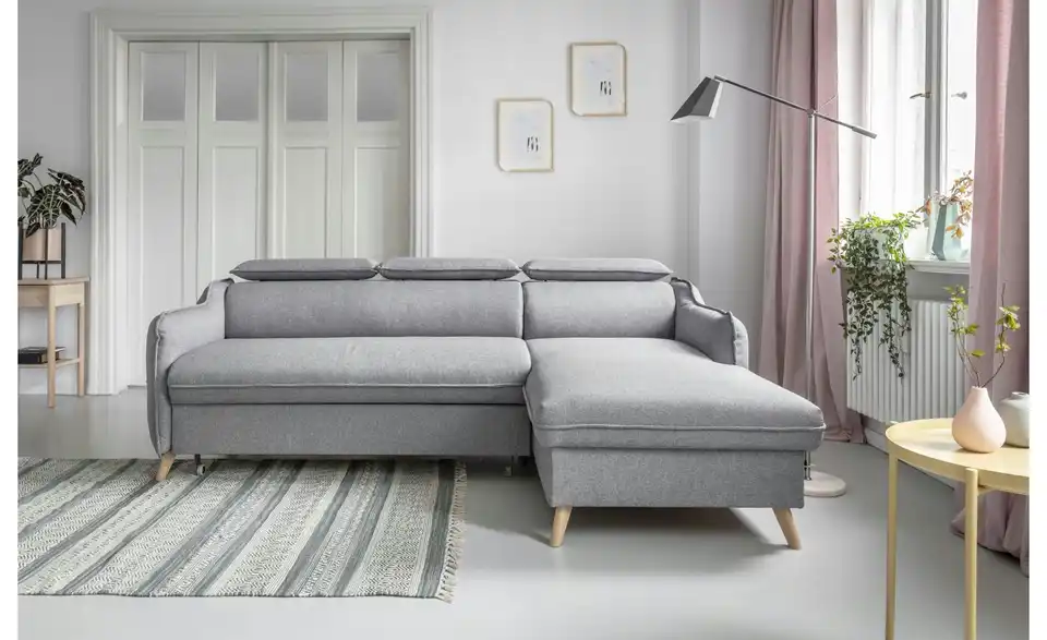 Miuform Ecksofa Sweet Harmony mit Schlaffunktion, in Wohnsituation