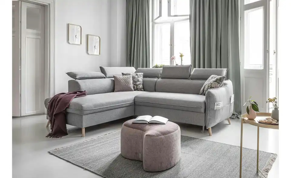 Miuform Ecksofa Sweet Harmony mit Schlaffunktion, in Wohnsituation