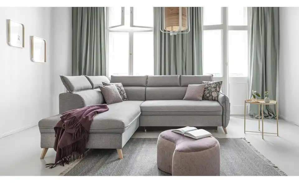 Miuform Ecksofa Sweet Harmony mit Schlaffunktion, in Wohnsituation