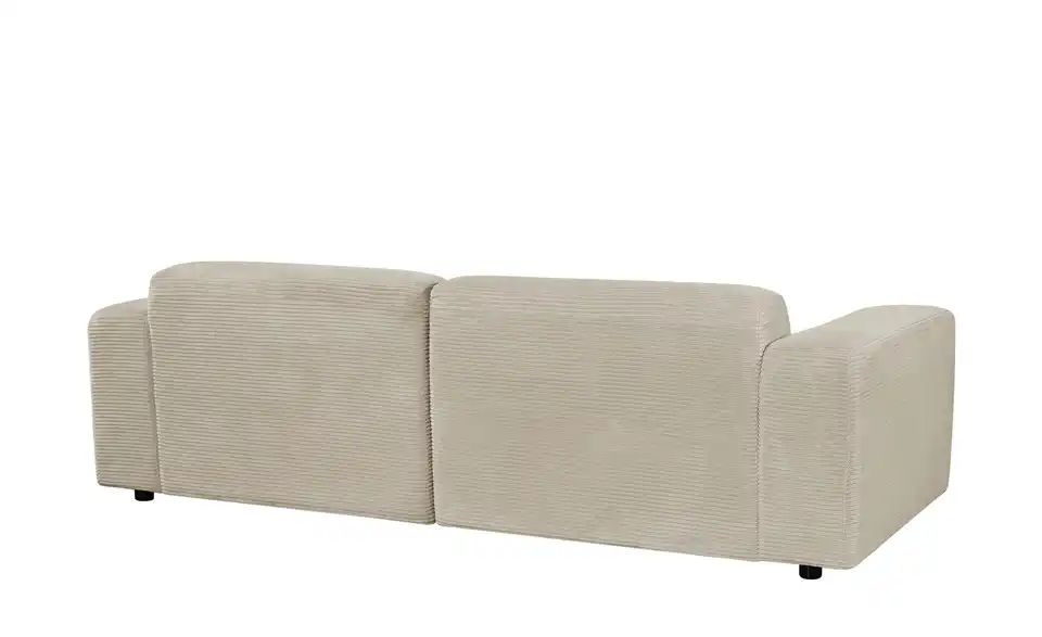 uno Einzelsofa Sani aus Cord, Rückansicht