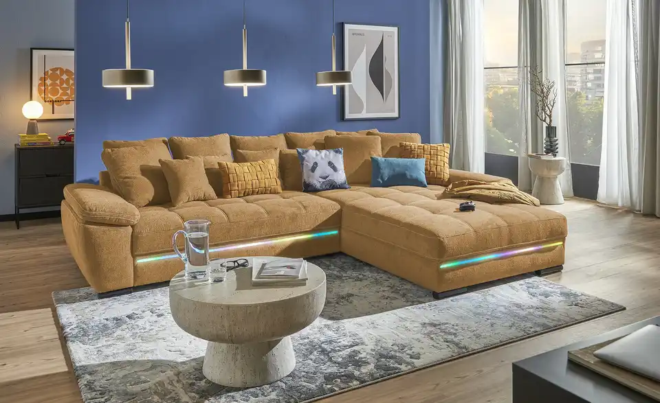 bobb Ecksofa Fancy-LED, in Wohnsituation