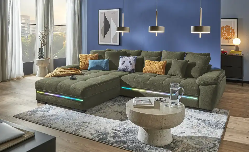 bobb Ecksofa Fancy-LED, in Wohnsituation