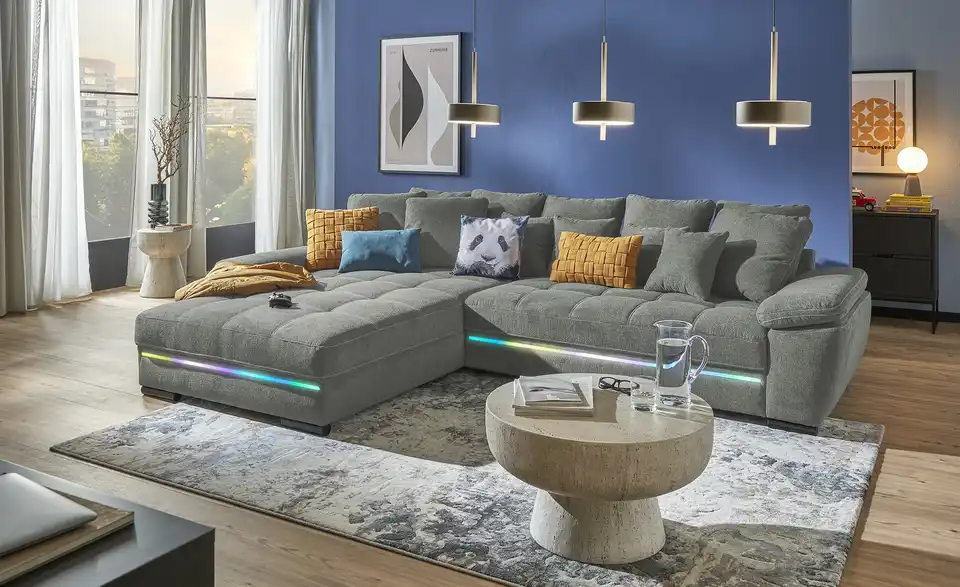 bobb Ecksofa Fancy-LED, in Wohnsituation