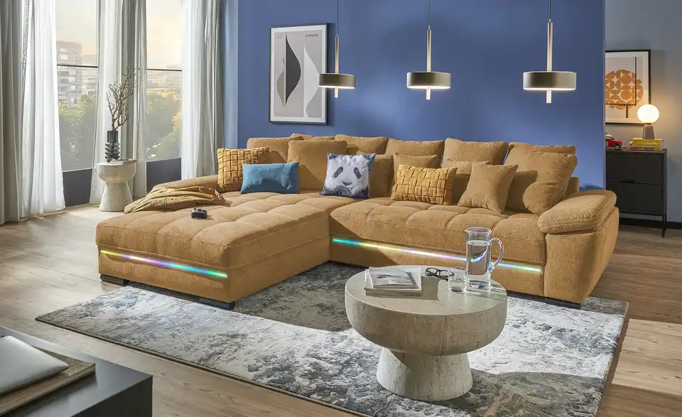 bobb Ecksofa Fancy-LED, in Wohnsituation