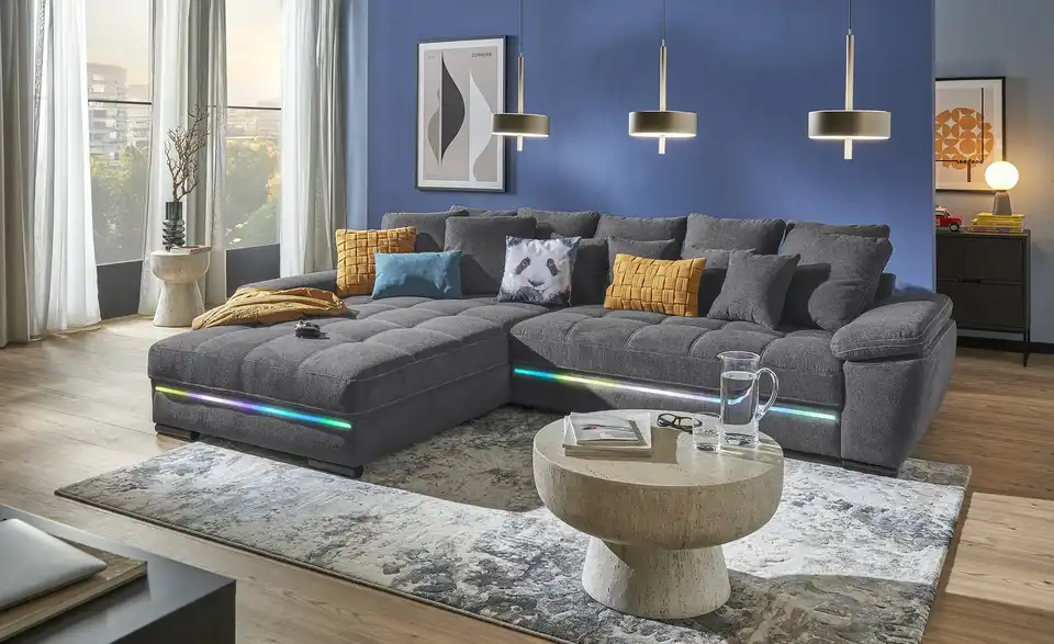 bobb Ecksofa Fancy-LED, in Wohnsituation