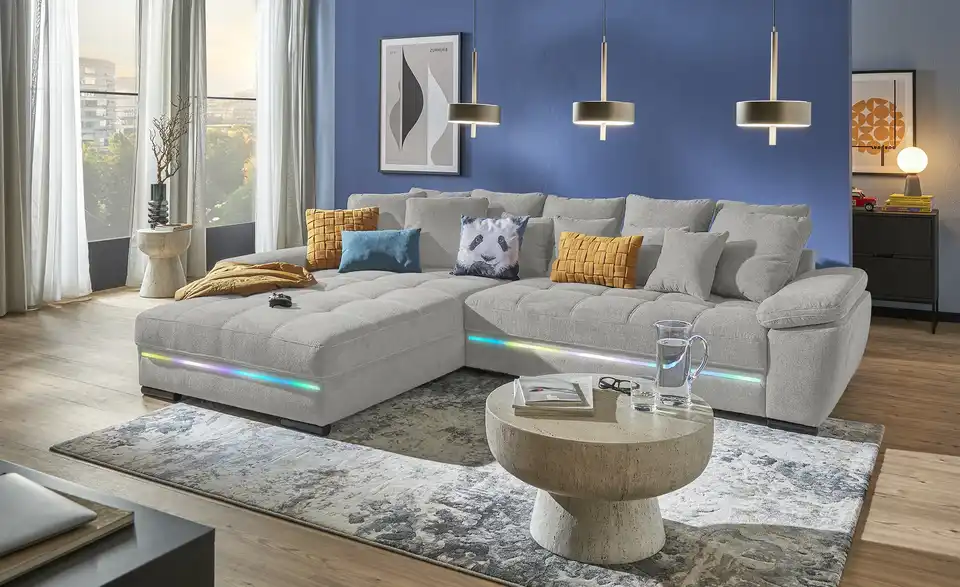 bobb Ecksofa Fancy-LED, in Wohnsituation