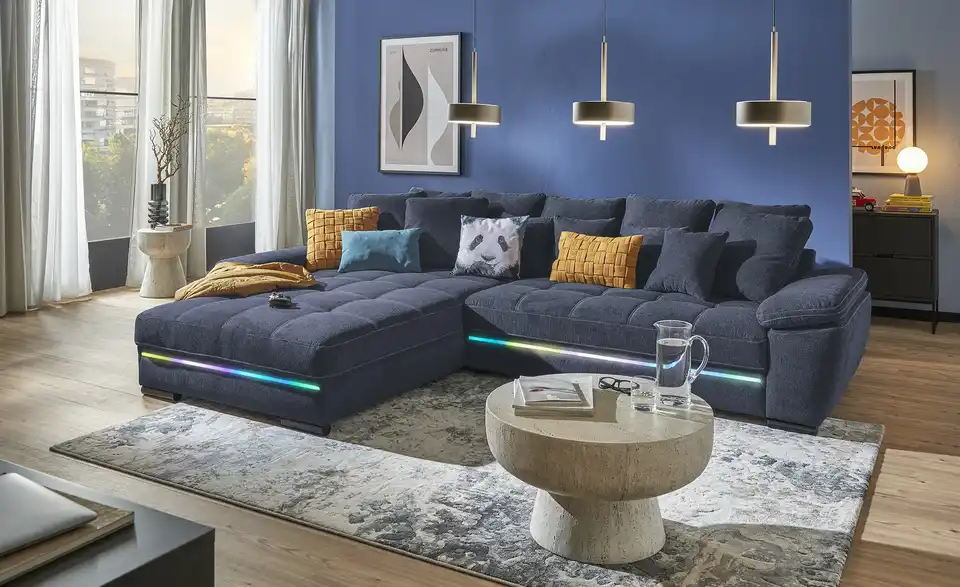 bobb Ecksofa Fancy-LED, in Wohnsituation