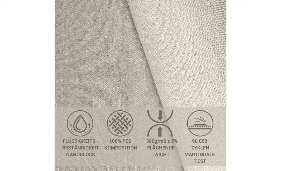 Ecksofa Concord, Bild mit Text