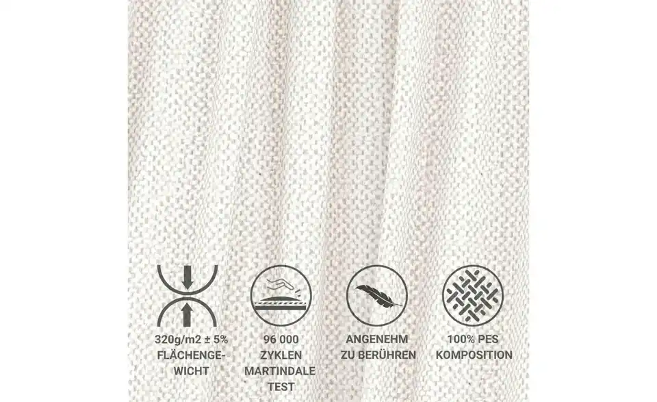 Einzelsofa, Bild mit Text