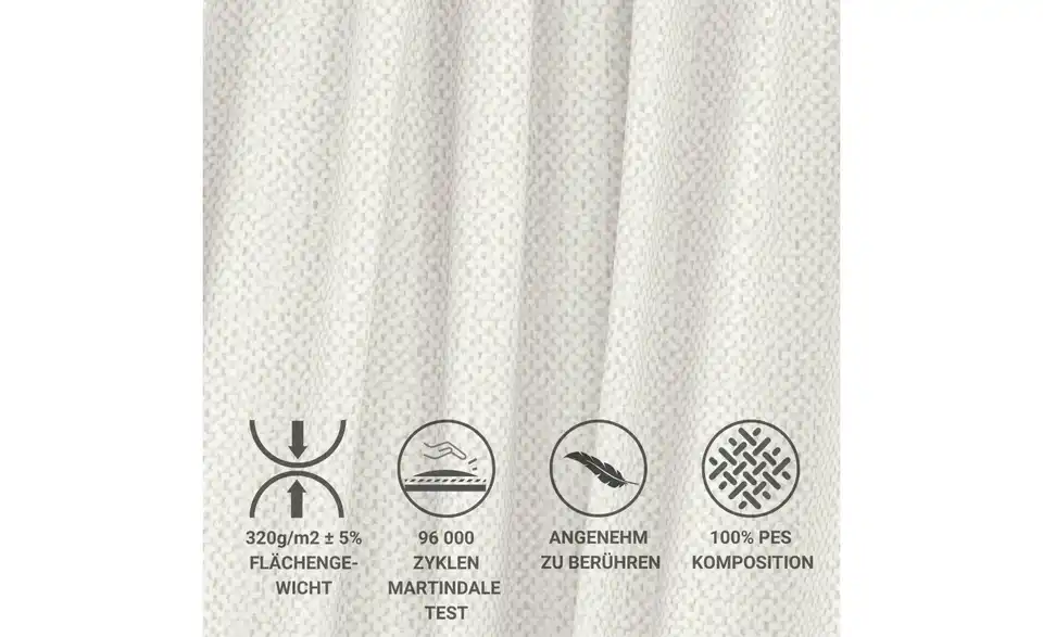 Einzelsofa, Bild mit Text