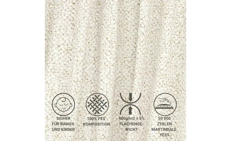 Einzelsofa, Bild mit Text