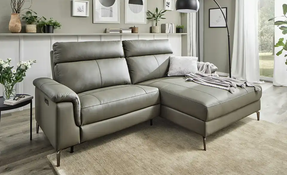 Ecksofa Tina mit Relaxfunktion, in Wohnsituation