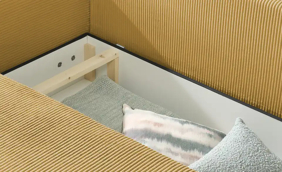 Ecksofa Nelly mit Schlaffunktion, Detailansicht
