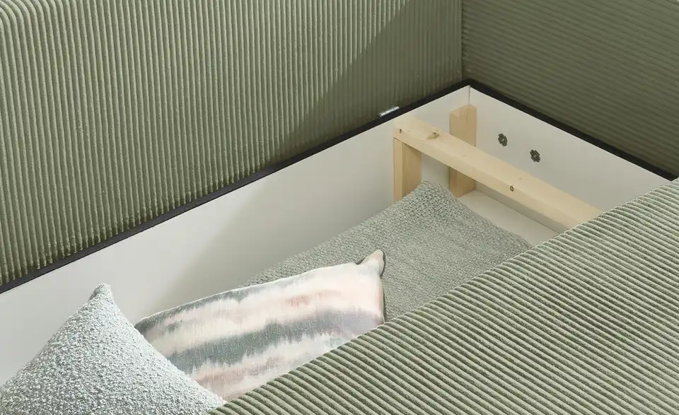 Ecksofa Nelly mit Schlaffunktion, Detailansicht
