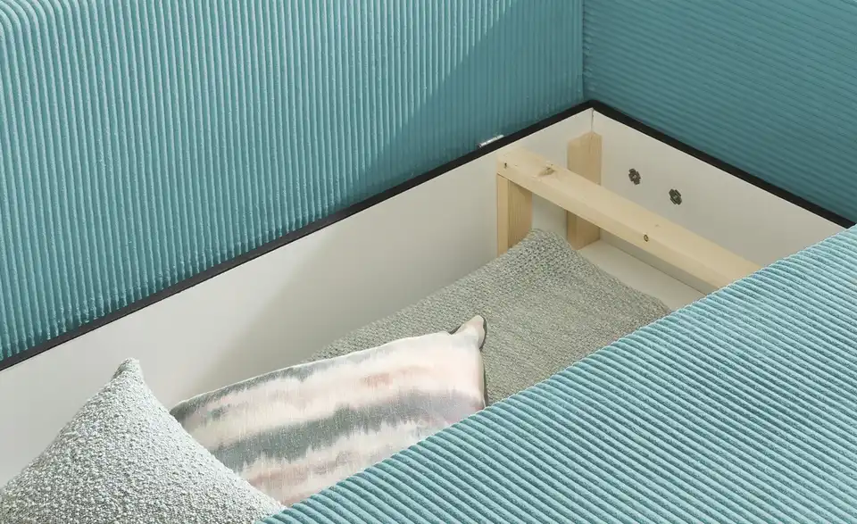 Ecksofa Nelly mit Schlaffunktion, Detailansicht
