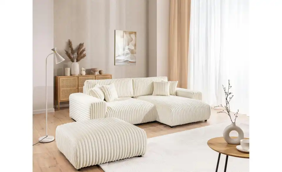 Ecksofa, in Wohnsituation