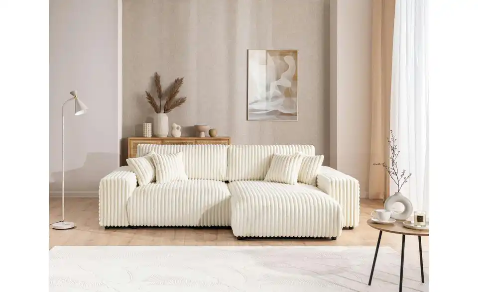 Ecksofa, in Wohnsituation