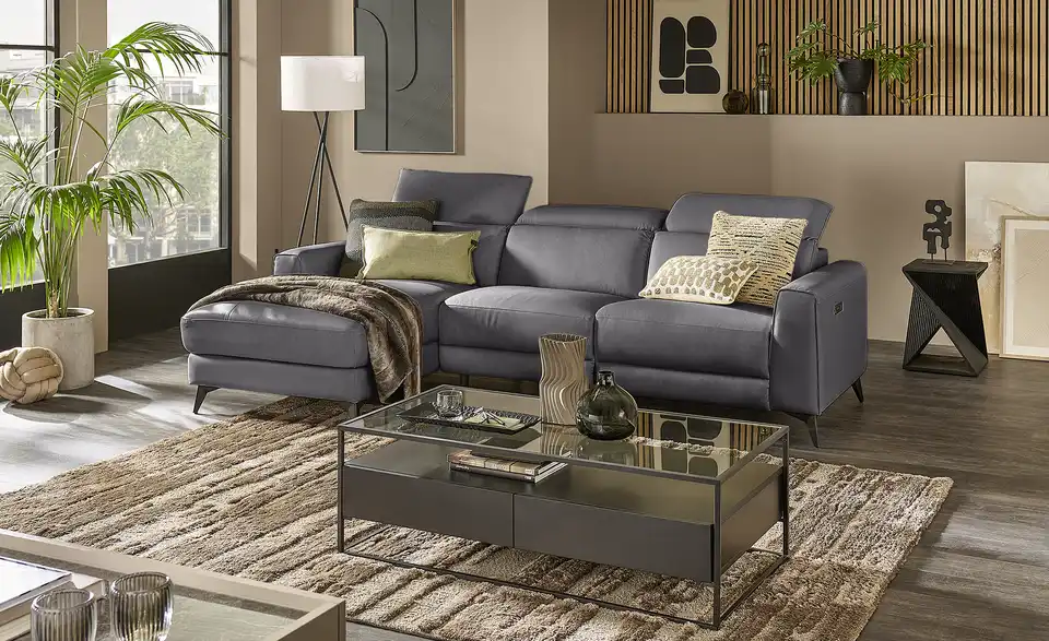 uno Ecksofa Taku mit Relaxfunktion, in Wohnsituation