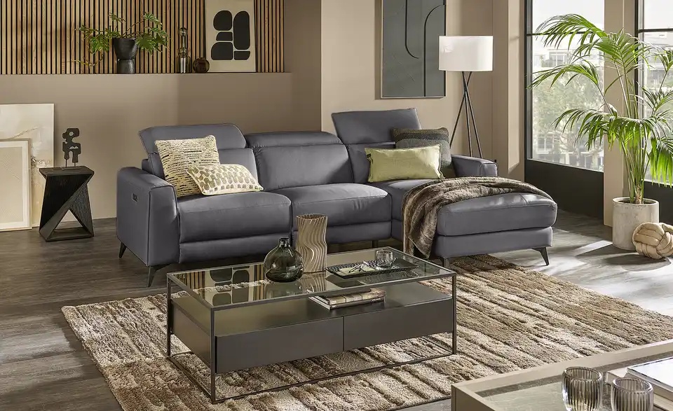 uno Ecksofa Taku mit Relaxfunktion, in Wohnsituation