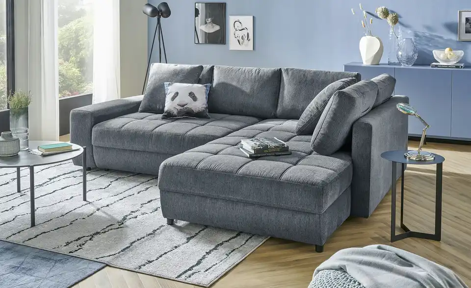 bobb Ecksofa Arissa de Luxe mit pflegeleichtem Bezug, in Wohnsituation