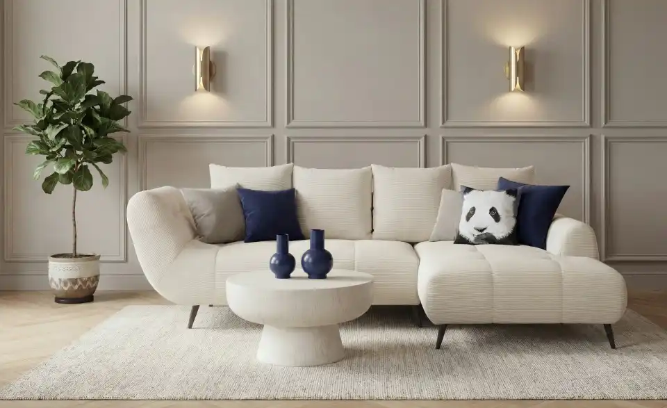 bobb Ecksofa Bellani III, in Wohnsituation