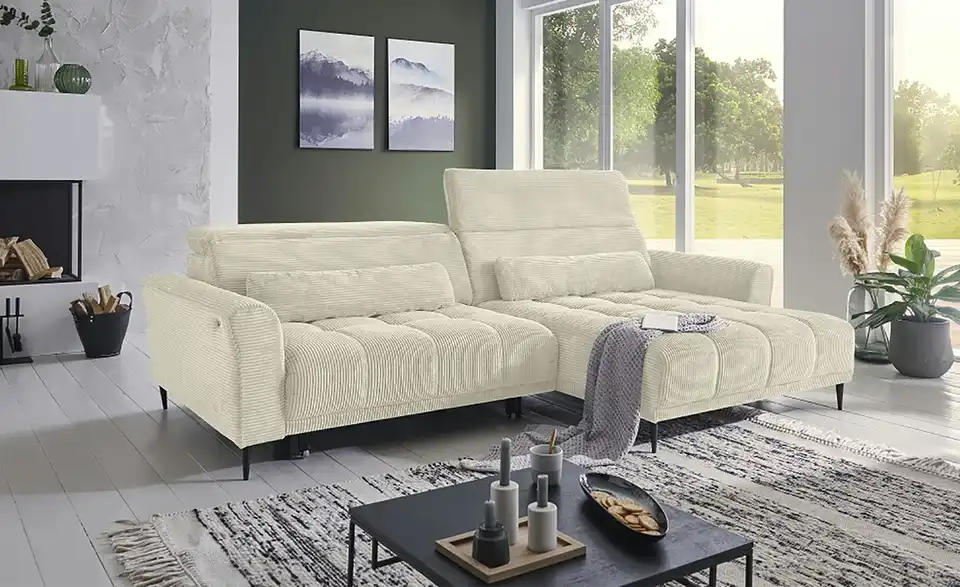 Ecksofa Logan, in Wohnsituation