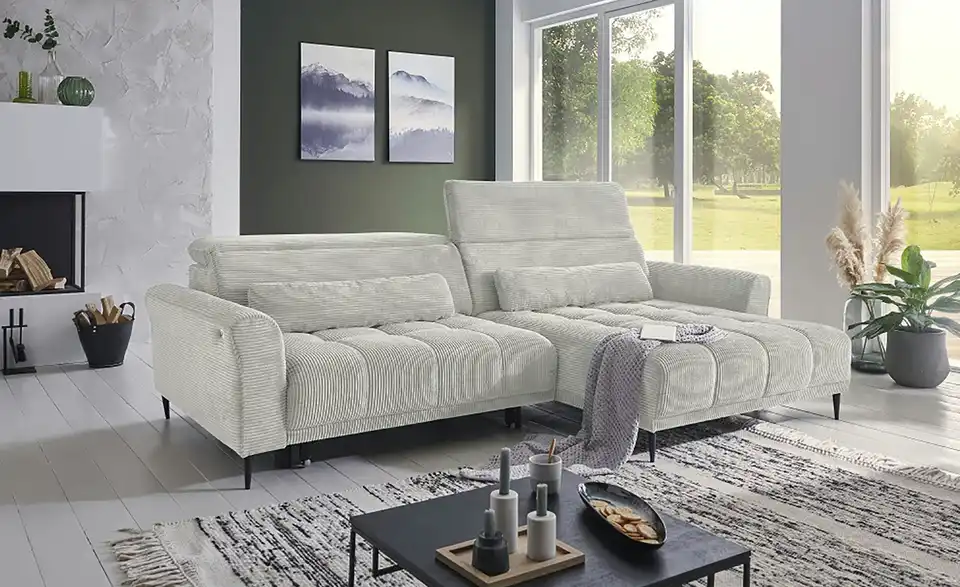 Ecksofa Logan, in Wohnsituation