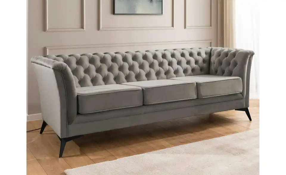 Chesterfield Polstergarnitur 3+2 Wilhelm, in Wohnsituation