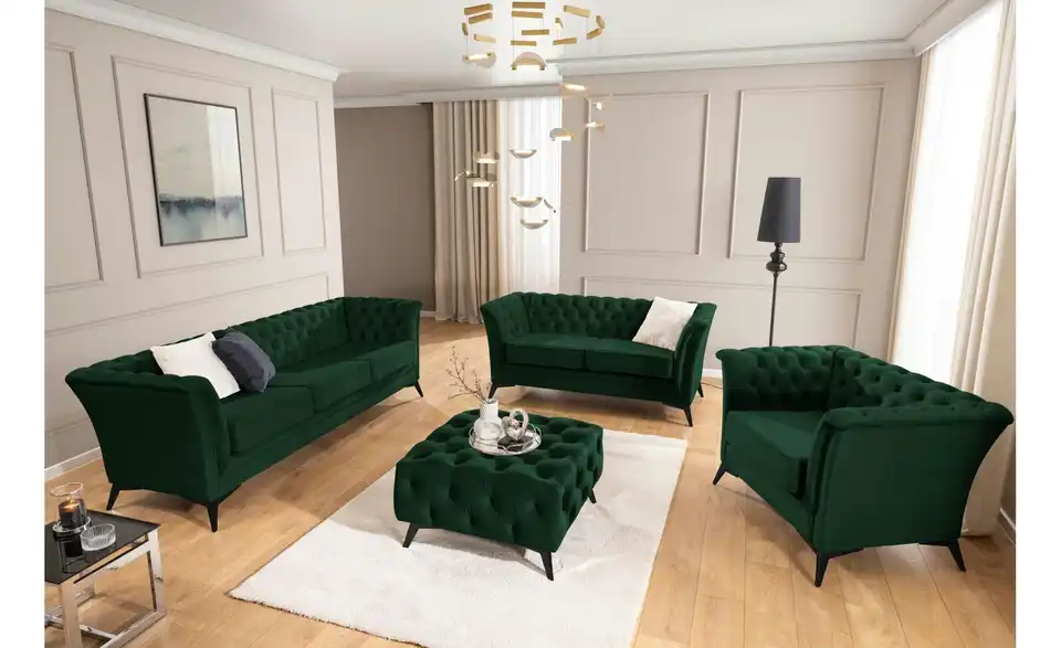 Polstergarnitur 3+2+1, in Wohnsituation