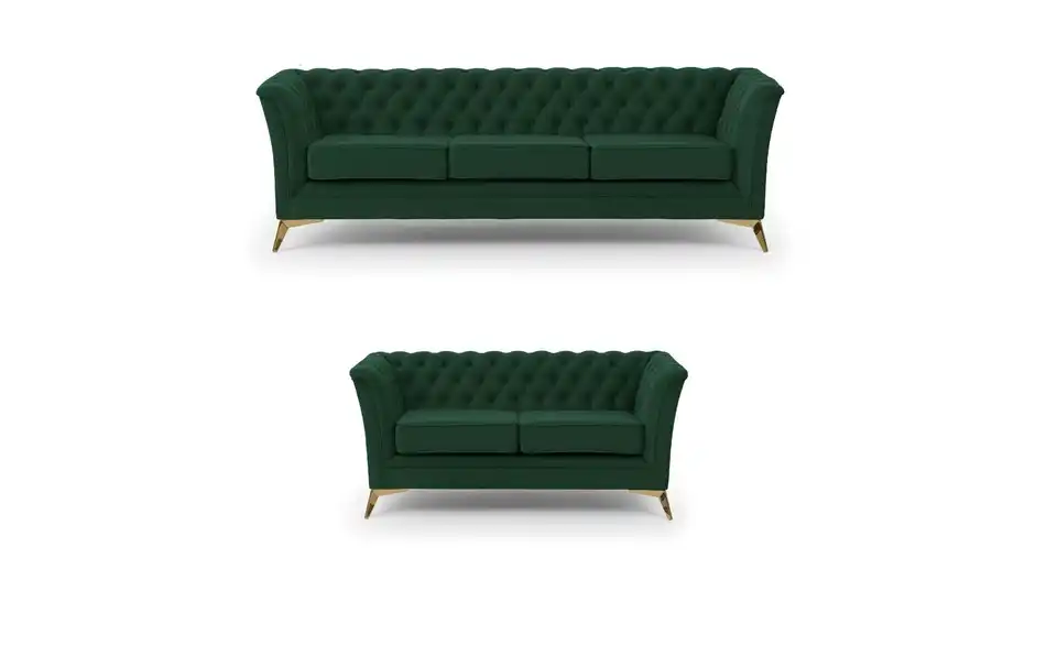 Polstergarnitur 3+2, Frontansicht