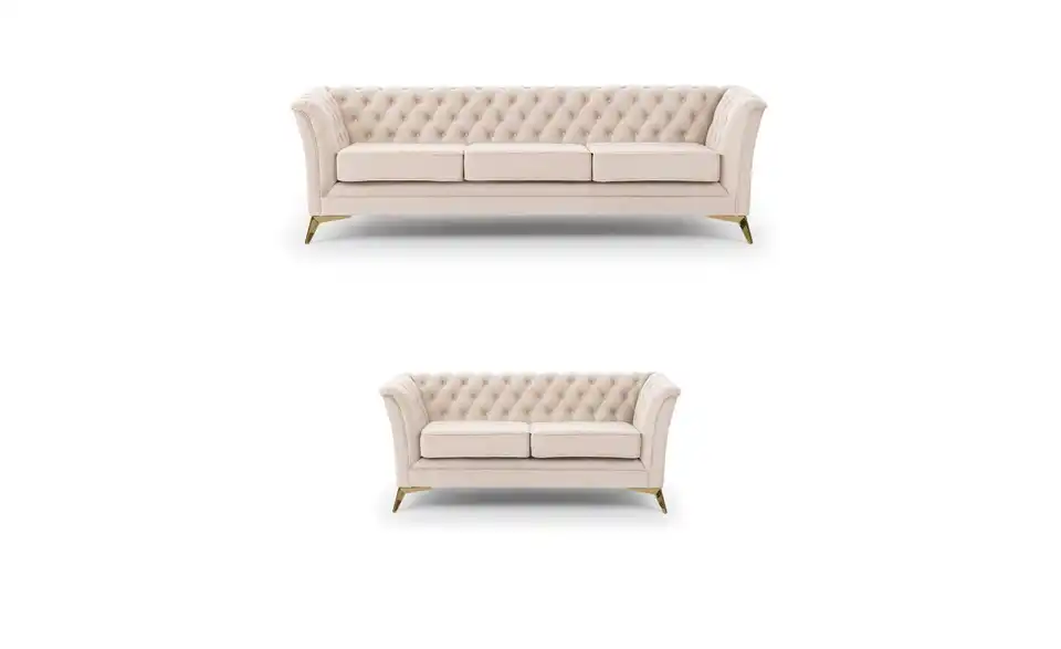 Polstergarnitur 3+2, Frontansicht