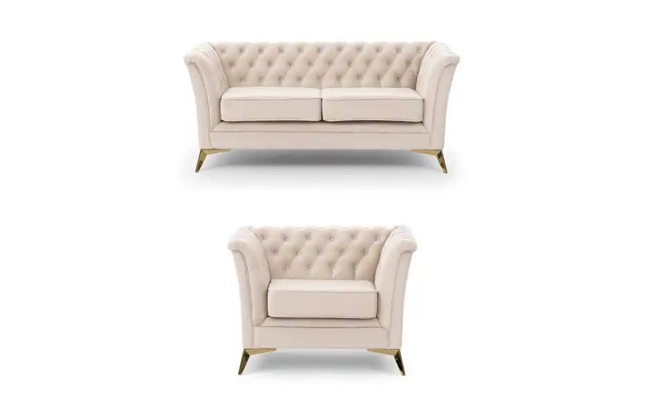 Polstergarnitur 2+1, Frontansicht