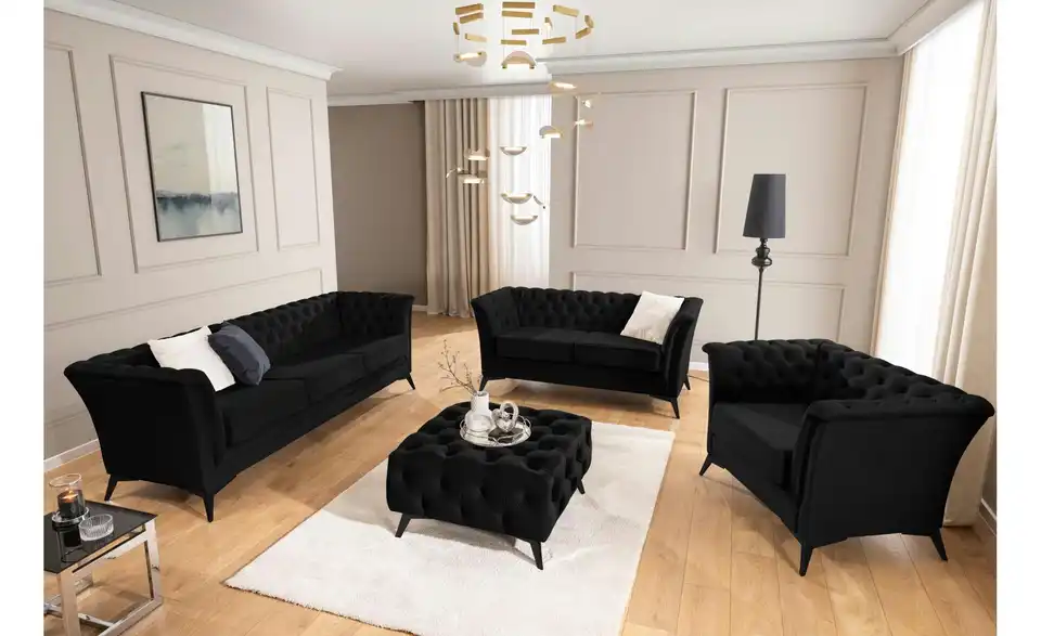 Chesterfield Sessel Wilhelm, in Wohnsituation