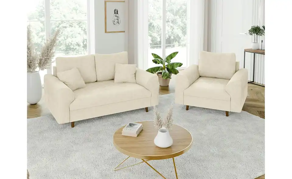 Polstergarnitur 2+1 Trygve, in Wohnsituation