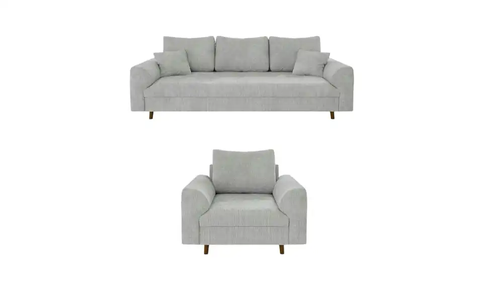 Polstergarnitur 3+1 Trygve, Frontansicht