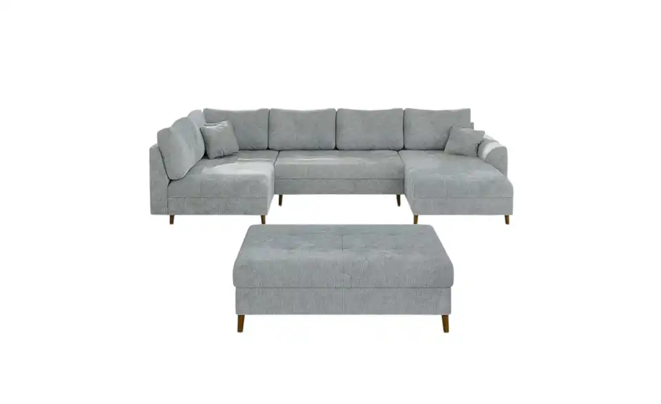 Wohnlandschaft mit Hocker Trygve, Frontansicht