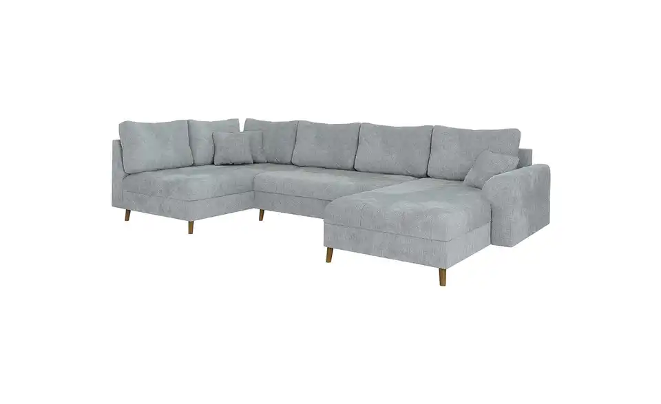 Wohnlandschaft mit Hocker Trygve, Bild mit Text