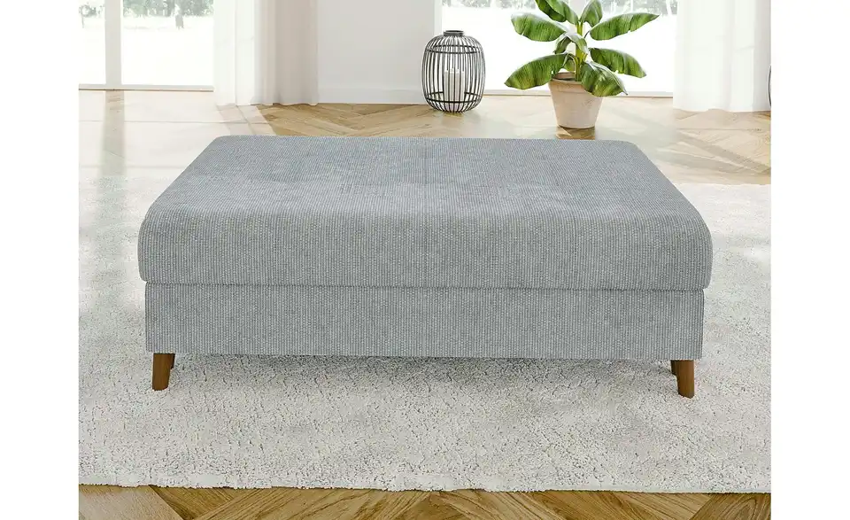 Wohnlandschaft mit Hocker Trygve, geöffnet