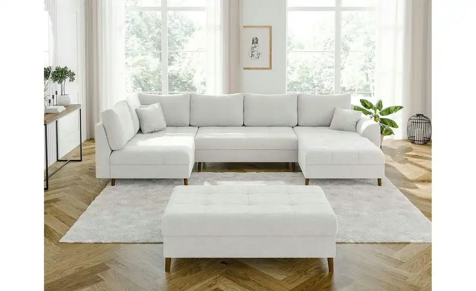 Wohnlandschaft mit Hocker Lars, in Wohnsituation