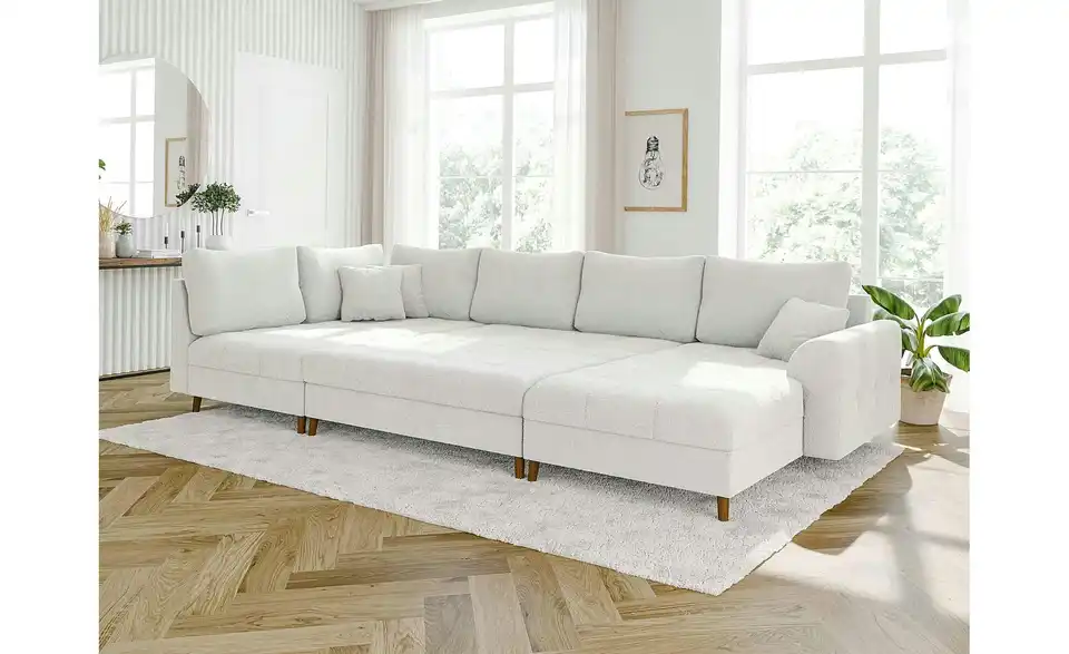 Wohnlandschaft mit Hocker Lars, in Wohnsituation