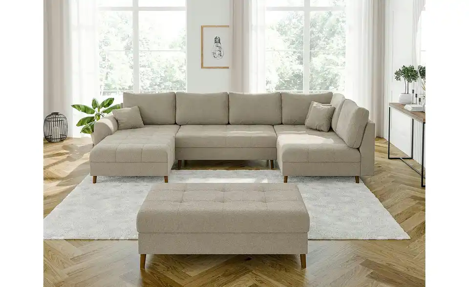 Wohnlandschaft mit Hocker Lars, in Wohnsituation