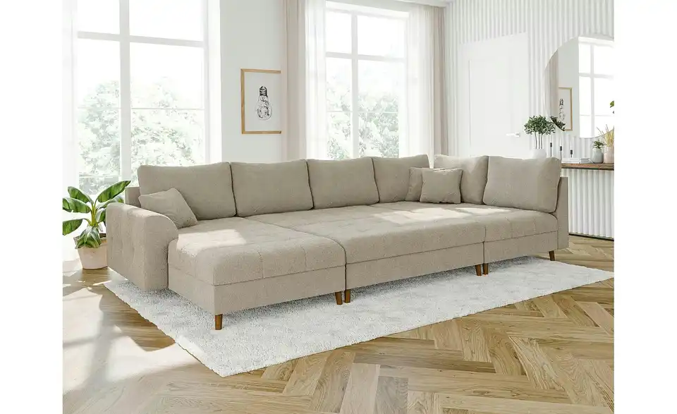 Wohnlandschaft mit Hocker Lars, in Wohnsituation