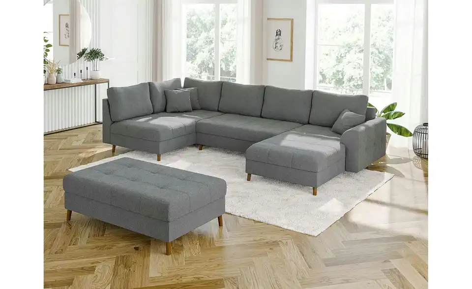 Wohnlandschaft mit Hocker Lars, in Wohnsituation